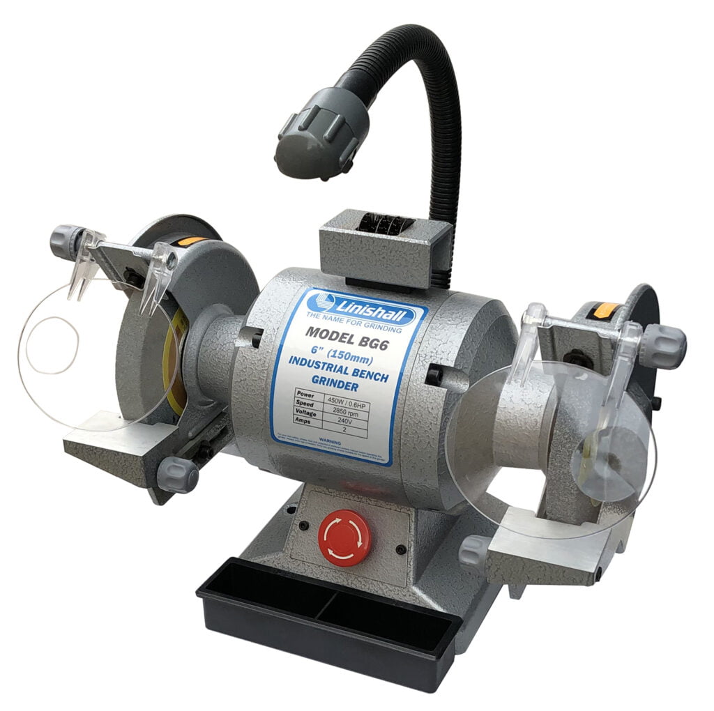 LINISHALL Heavy Duty Bench Grinder 6in (150mm) - Garrick Herbert