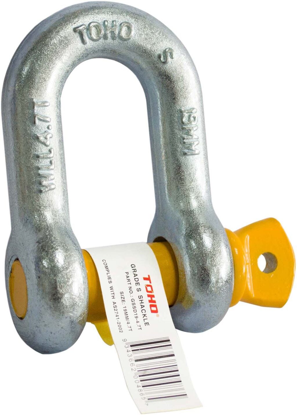 TOHO Dee Shackles Galvanised Grade S Garrick Herbert