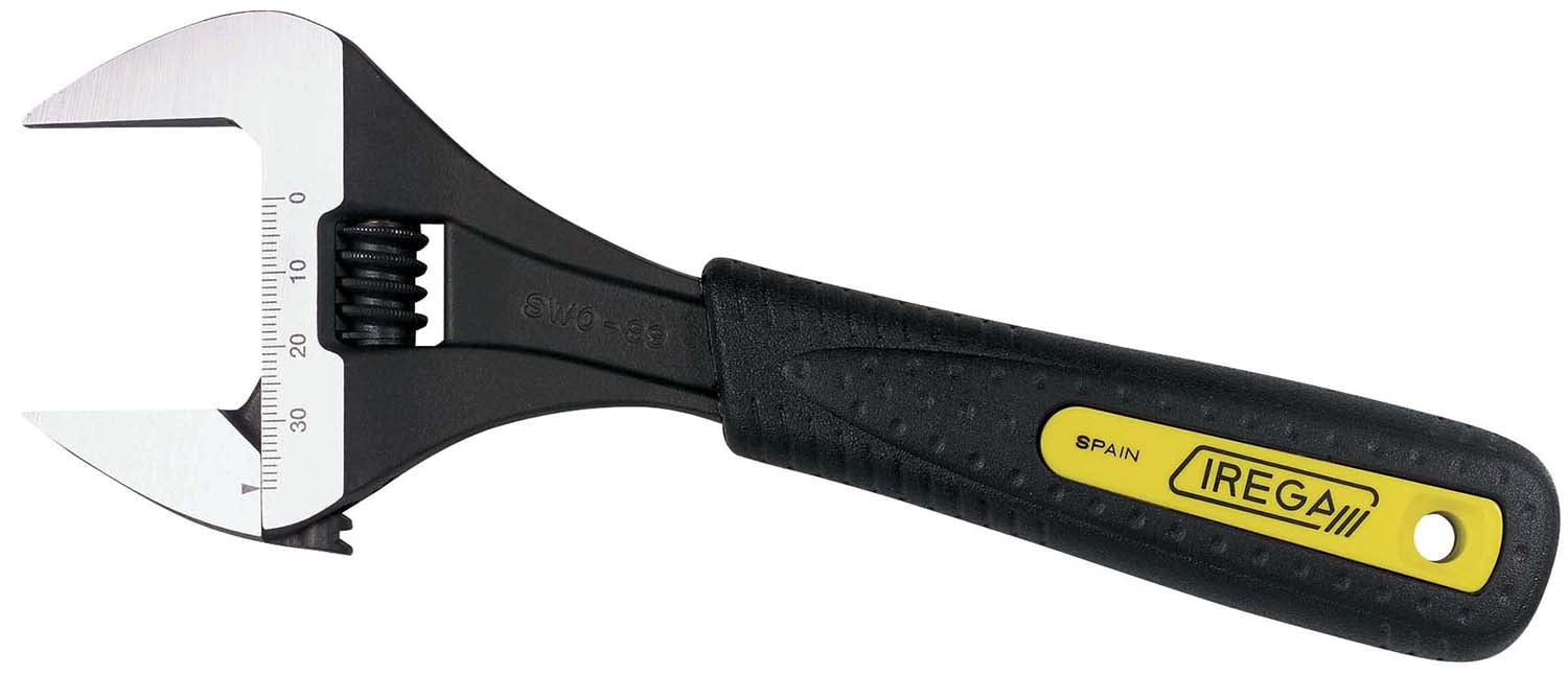 Irega 92WR-8 Adjustable Wrench 8 with Reversible Jaw and Xtra