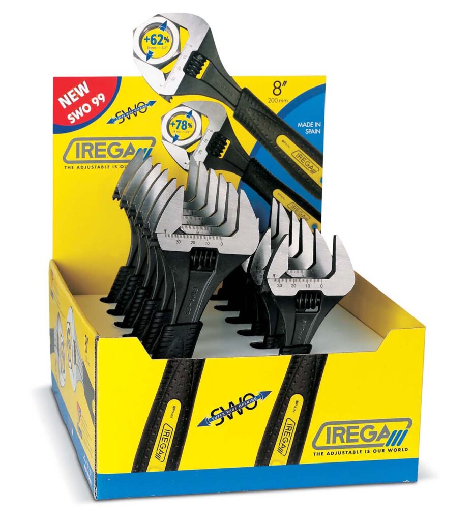 IREGA Adjustable Wrenches Super Wide Opening Industrial Garrick Herbert